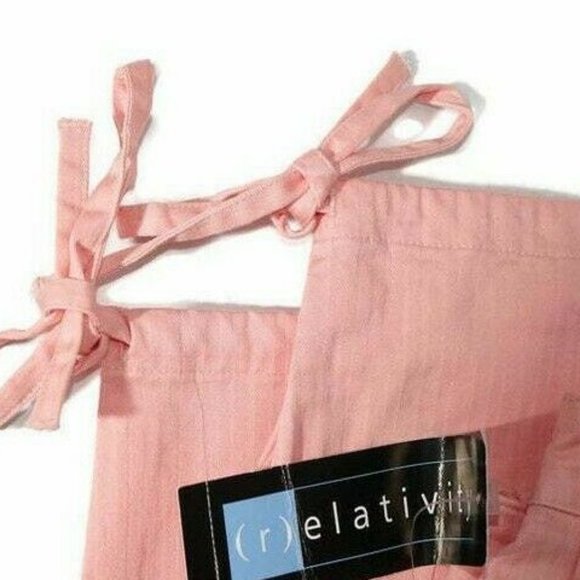 Capri Pants Size 10 Relativity Color Peach NWT - Picture 6 of 8